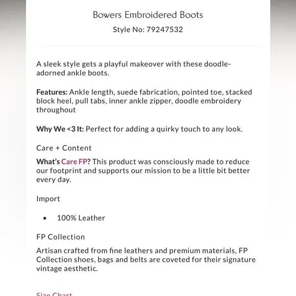 Free People Bowers Embroidered Ankle Boots in Black Celestial Suede - Picture 3 of 7